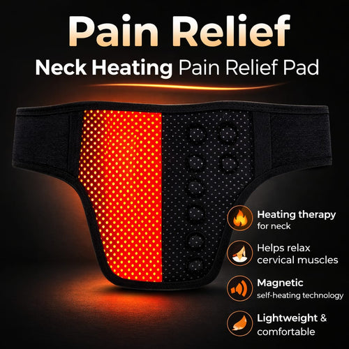 Magnetic Self-Heating Neck Wrap – Cervical Pain Relief Therapy
